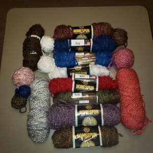 HUGE Lion Brand Homespun Lot